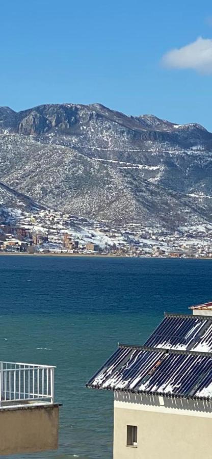 Cozy Lake Front Flat Bequeme Wohnung An Der See Pogradec Eksteriør bilde
