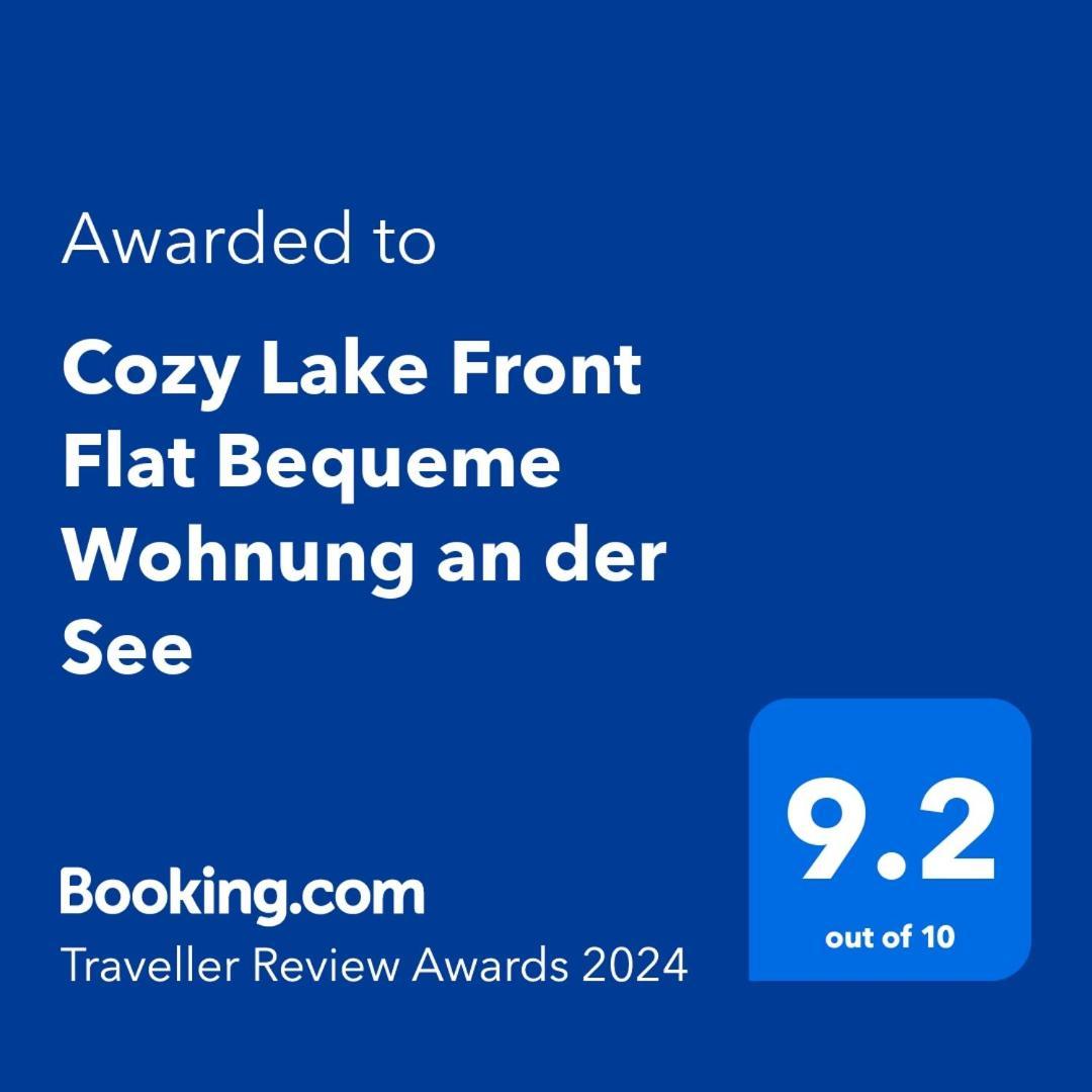 Cozy Lake Front Flat Bequeme Wohnung An Der See Pogradec Eksteriør bilde